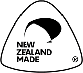 New Zealand Made Licensed Badge White